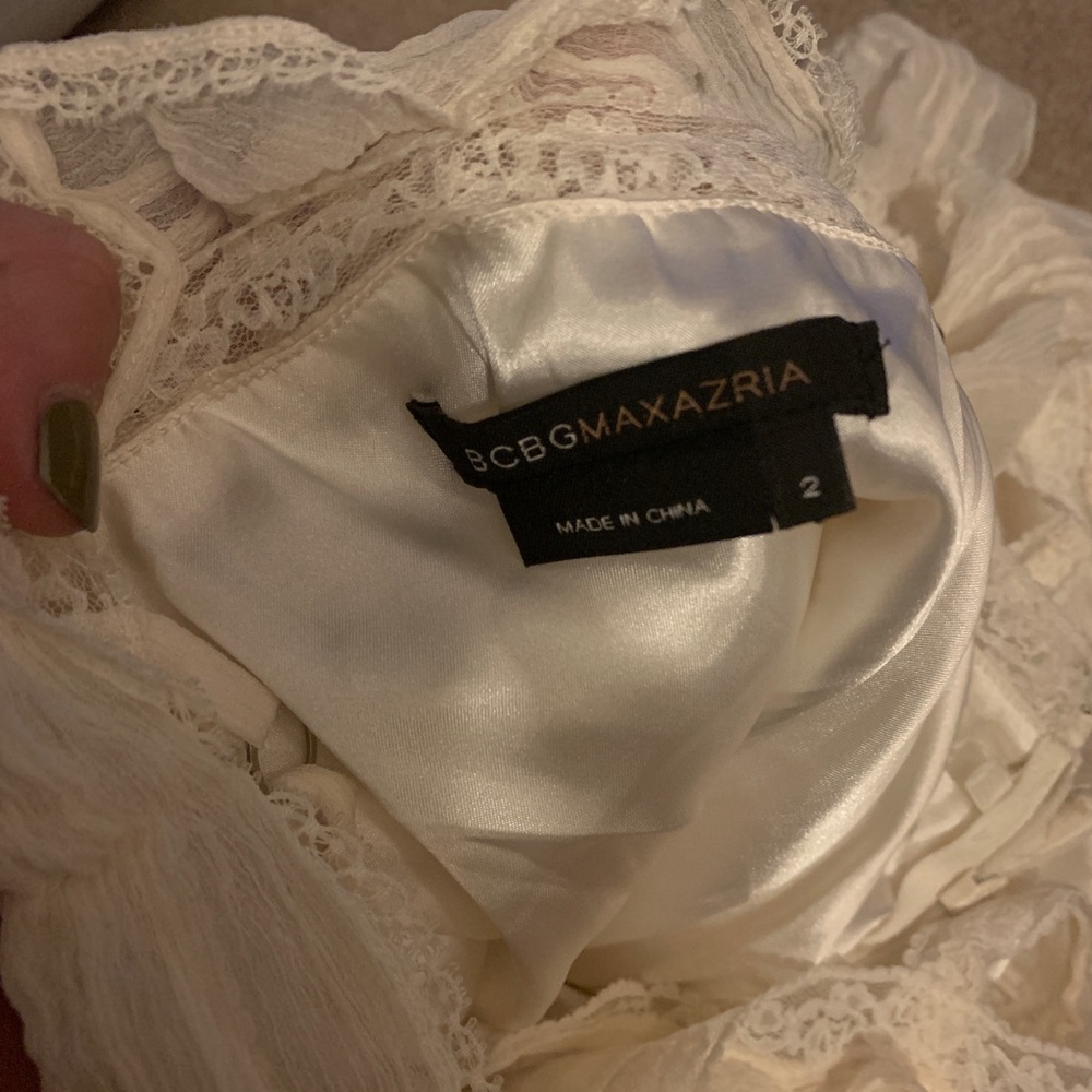 BCBG TIERED RUFFLE DRESS - Picture 5 of 10